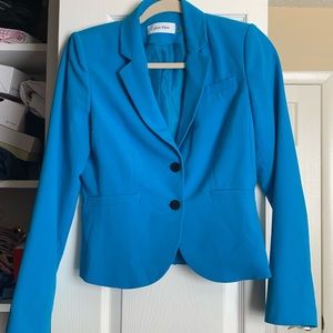 Blue Calvin Klein Suit Jacket